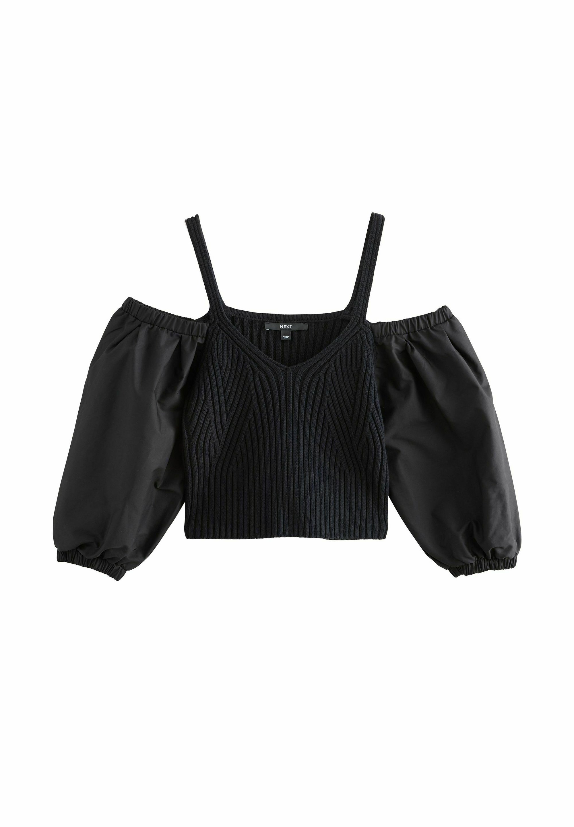 Next REGULAR FIT COLD SHOULDER VOLUME SLEEVE Strickpullover - Main Image