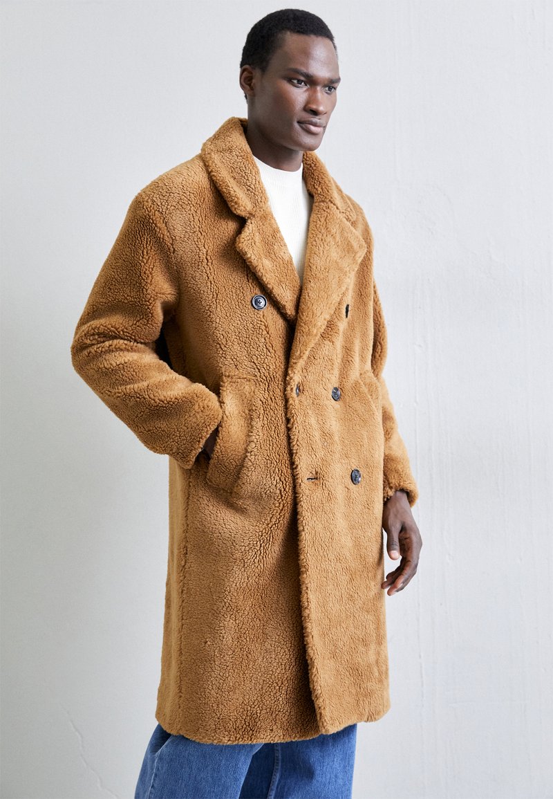 J.LINDEBERG PRESLEY PILE COAT Vinterkåpe / frakk chipmunk/beige