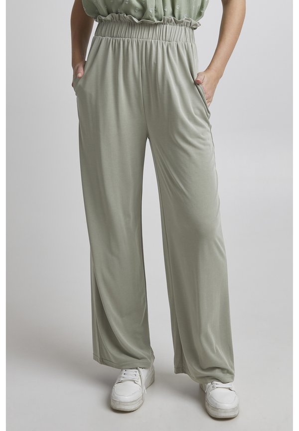 BYPERL - Trousers - seagrass