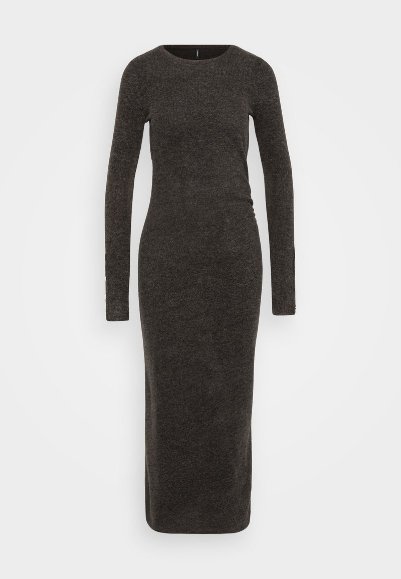 Vero Moda Tall Gebreide jurk donkerbruin