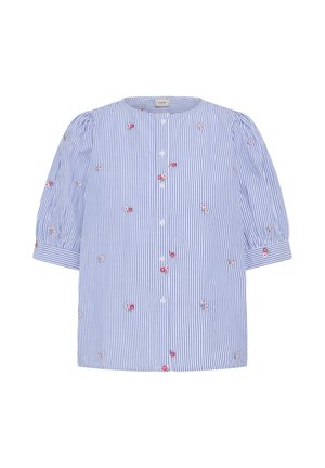 Fransa, FRBERNIE SH 1 - Blúz - blue white stripe floral