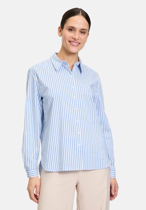 MIT KRAGEN - Button-down blouse - weiß blau