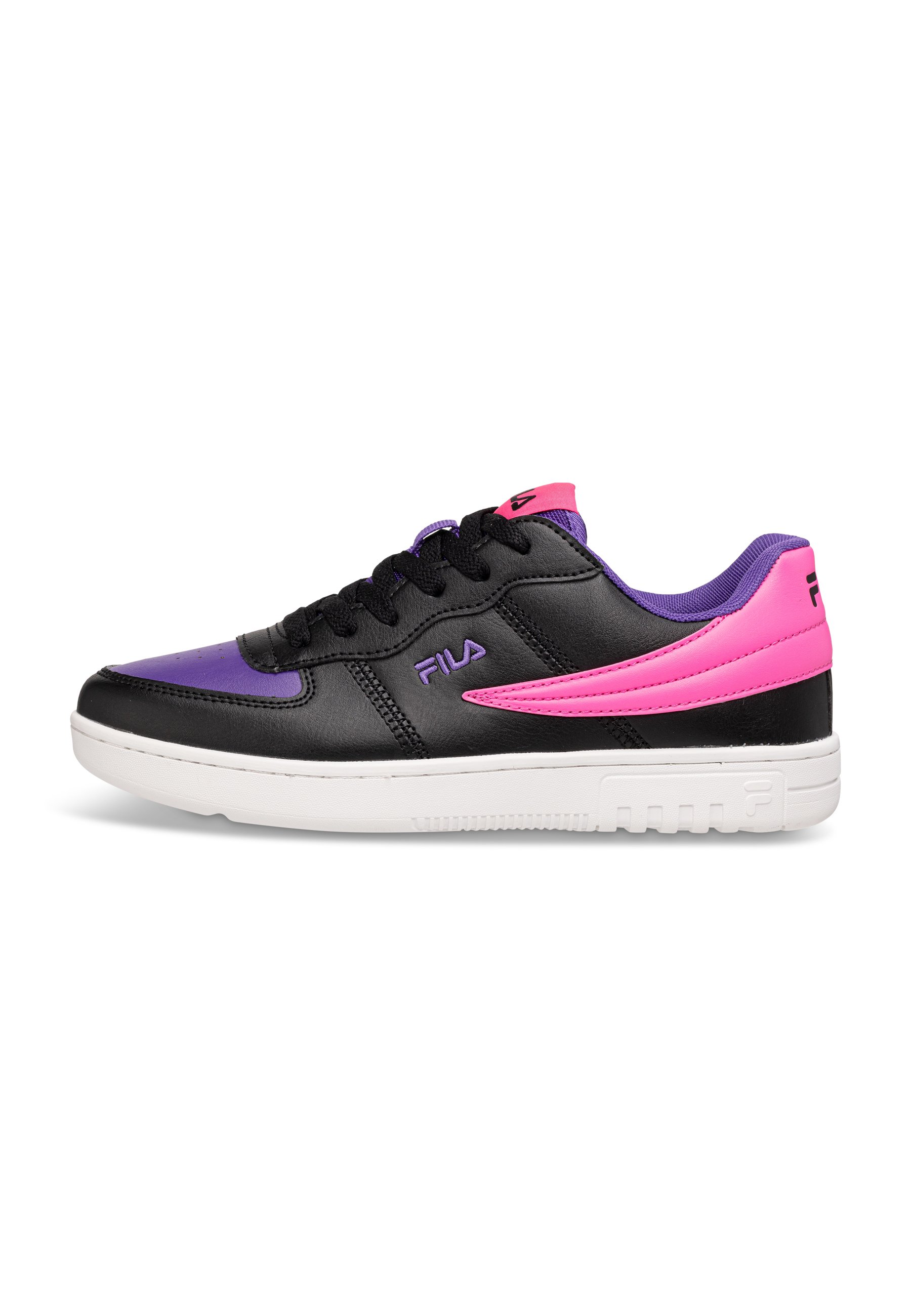 black and purple fila