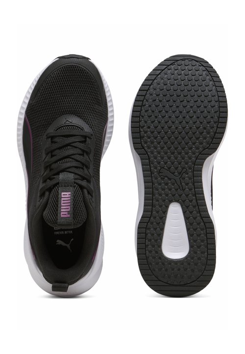 PUMA FLYER LITE 4 LAUFSCHUHE UNISEX - Zapatillas - black-fuchsia glow — photo 3