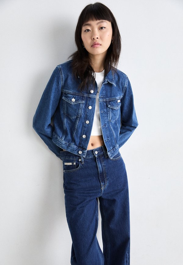 BARREL - Straight leg jeans - denim dark2