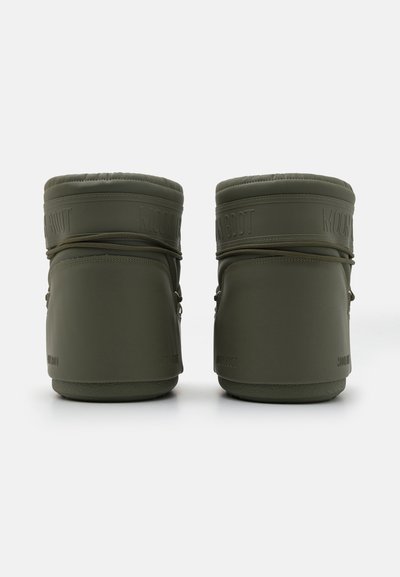 Moon Boot ICON LOW UNISEX - Nööritavad poolsaapad - khaki