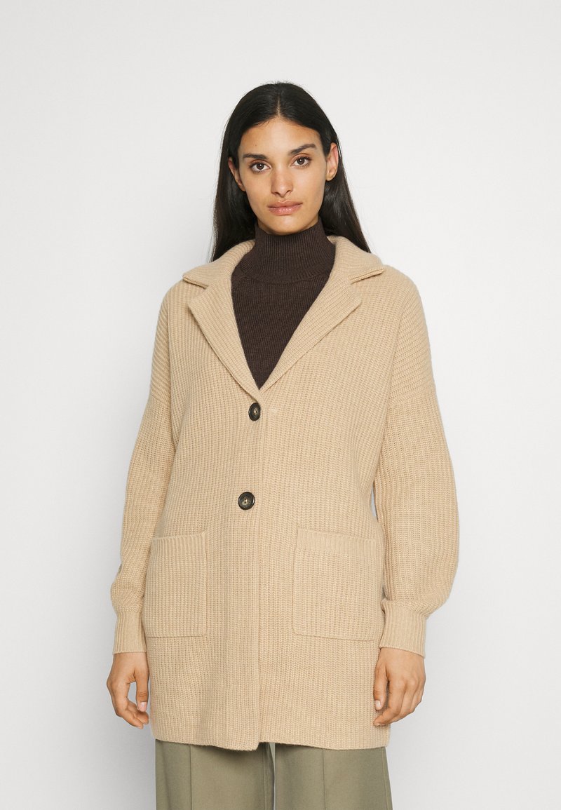 Repeat CARDIGAN LONG Cardigan camel/beige Zalando.co.uk