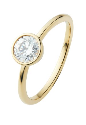 DAMENRING 585ER GELBGOLD 1 DIAMANT - Ring - gelbgold