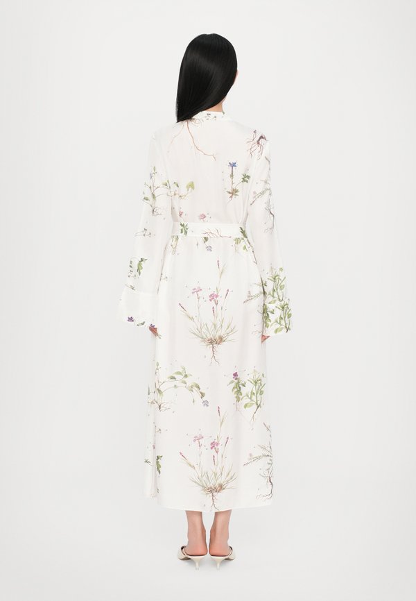 LONG SLEEVE MIDI DRESS WITH TIE WAIST DETAIL - Maxi dress3