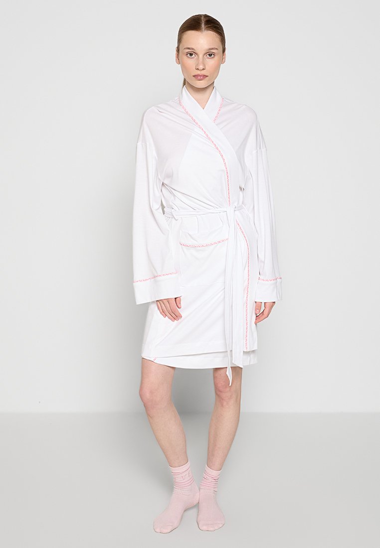 DKNY Loungewear Badjas wit