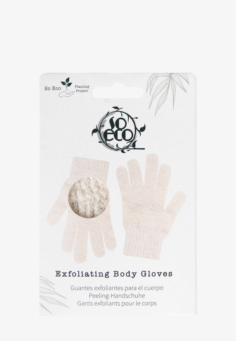 So Eco - SO ECO EXFOLIATING BODY GLOVES - Lichaamsverzorging - white, Vergroten