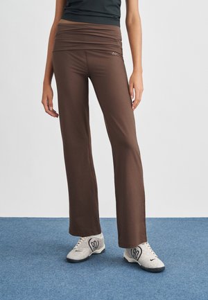 FLARED PANT - Pantalon de survêtement - chocolate
