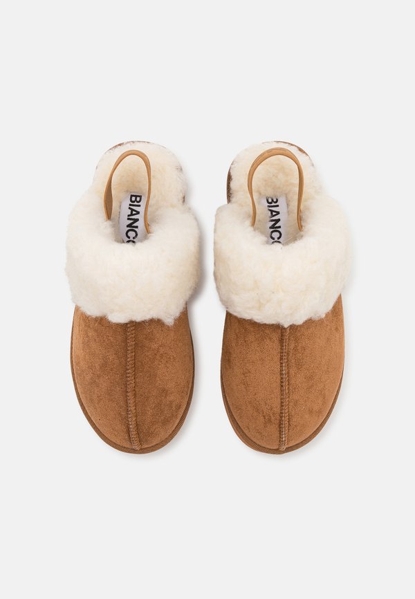 BIASWEETIE FLATFORM ELASTIC - Slippers - camel2