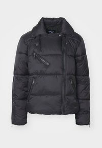 ONLVANILLA PUFFER BIKER JACKET - Téli dzseki - black