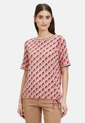 Betty Barclay CASUAL-MIT TUNNELZUG - Print T-shirt - red beige