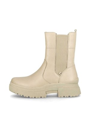 EVOLUTION CHELSEA CREME - Platform ankle boots - beige