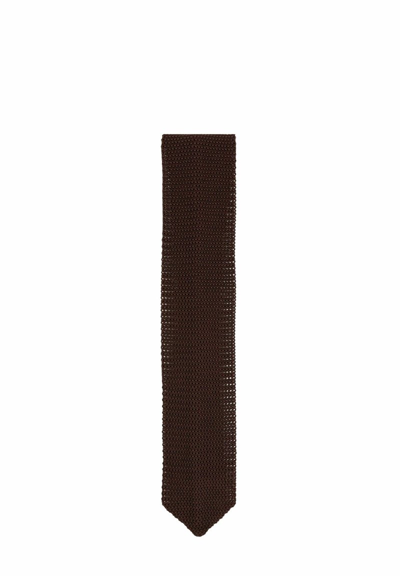 Reiss PUNTO  - Corbata - dark brown