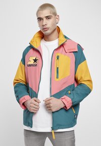 Starter MULTICOLORED LOGO - Ljetna jakna - green/yellow/pink