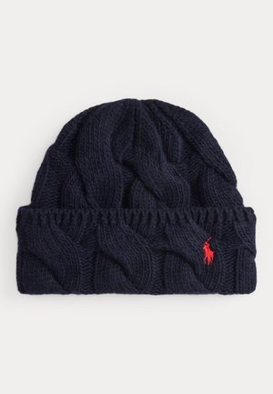Polo Ralph Lauren, CABLE-KNIT WOOL BEANIE - Beanie - navy