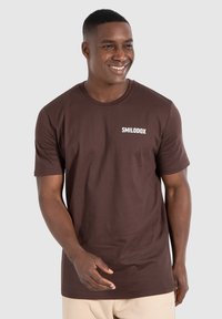 Smilodox LENNARD - Jednoduché tričko - braun