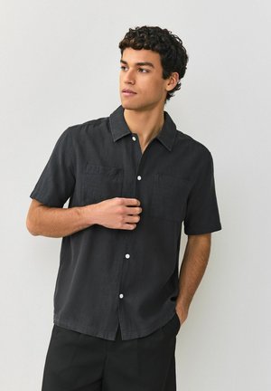 REGULAR FIT SHORT SLEEVE  - Košile - black