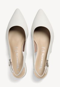 Tamaris Klasické lodičky na opätku - white leather