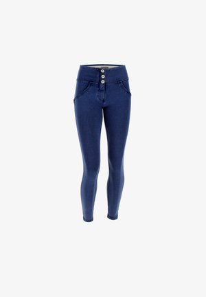 Freddy 7/8 SUPER A VITA MEDIA - Jeggings - denim scuro