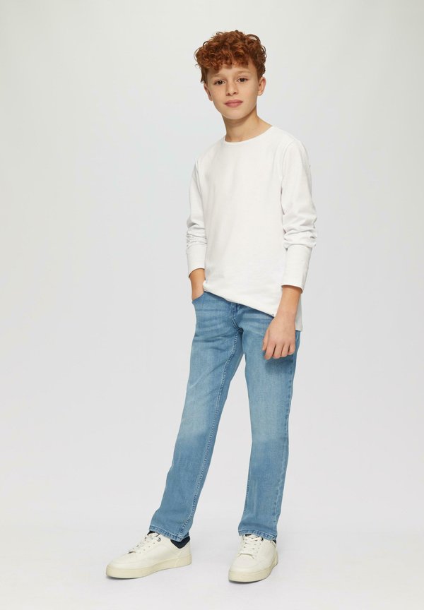 PETE MID RISE - Jeans Straight Leg - blau