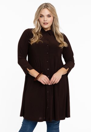 WIDE - Blusenkleid - brown