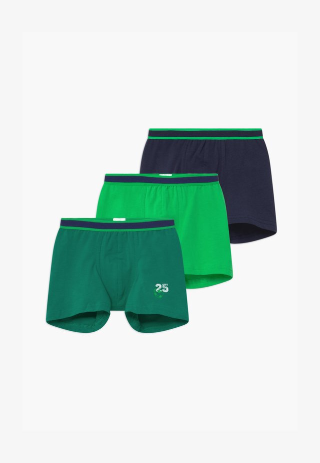 KIDS 3 PACK - Bokserit - green/dark blue