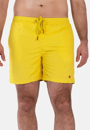 Frozen Cape, BADEHOSE FALCAO INKLUSIVE WASSERFESTE TASCHE - Badeshorts - dunkelgelb