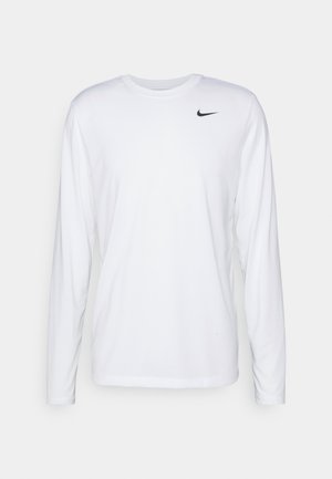 Nike Performance TEE RESET - Camisola de manga comprida - white/black