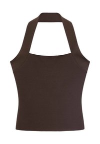 HALTER NECKLINE - Débardeur - brown