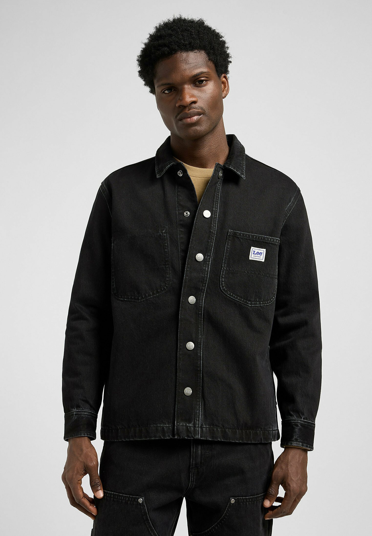 Lee LONG SLEEVE WRKWEAR RELAXED FIT - Denim jacket - no break