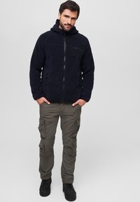 Brandit - WORKER - Jachetă din fleece - navy Imagine miniatură 1