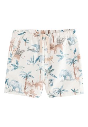 Next PULL-ON REGULAR FIT - Lühikesed püksid - ecru safari print