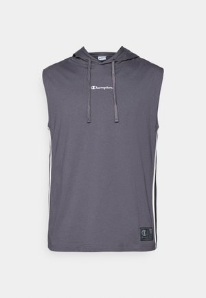 Champion SLEEVELESS HOODIE - Tričko s potlačou - dark grey