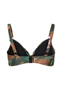 Zizzi UNDERWIRED BIKINI BRA WITH PRINT - Bikiinide ülaosa - boheme palm aop