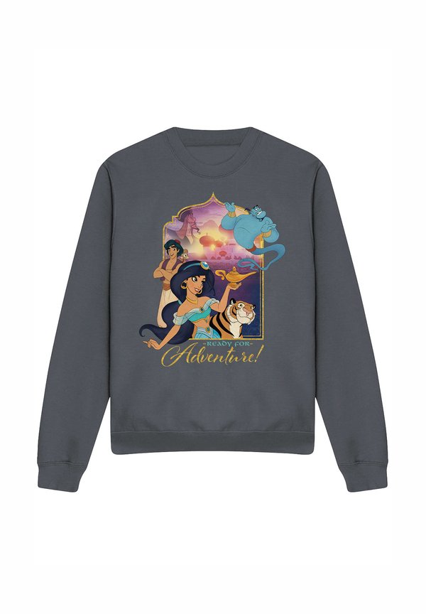 ALADDIN JASMINE ABU RAJAH GENIE ARE READY FOR ADVENTURE - PRINT - Sweatshirt - anthracite