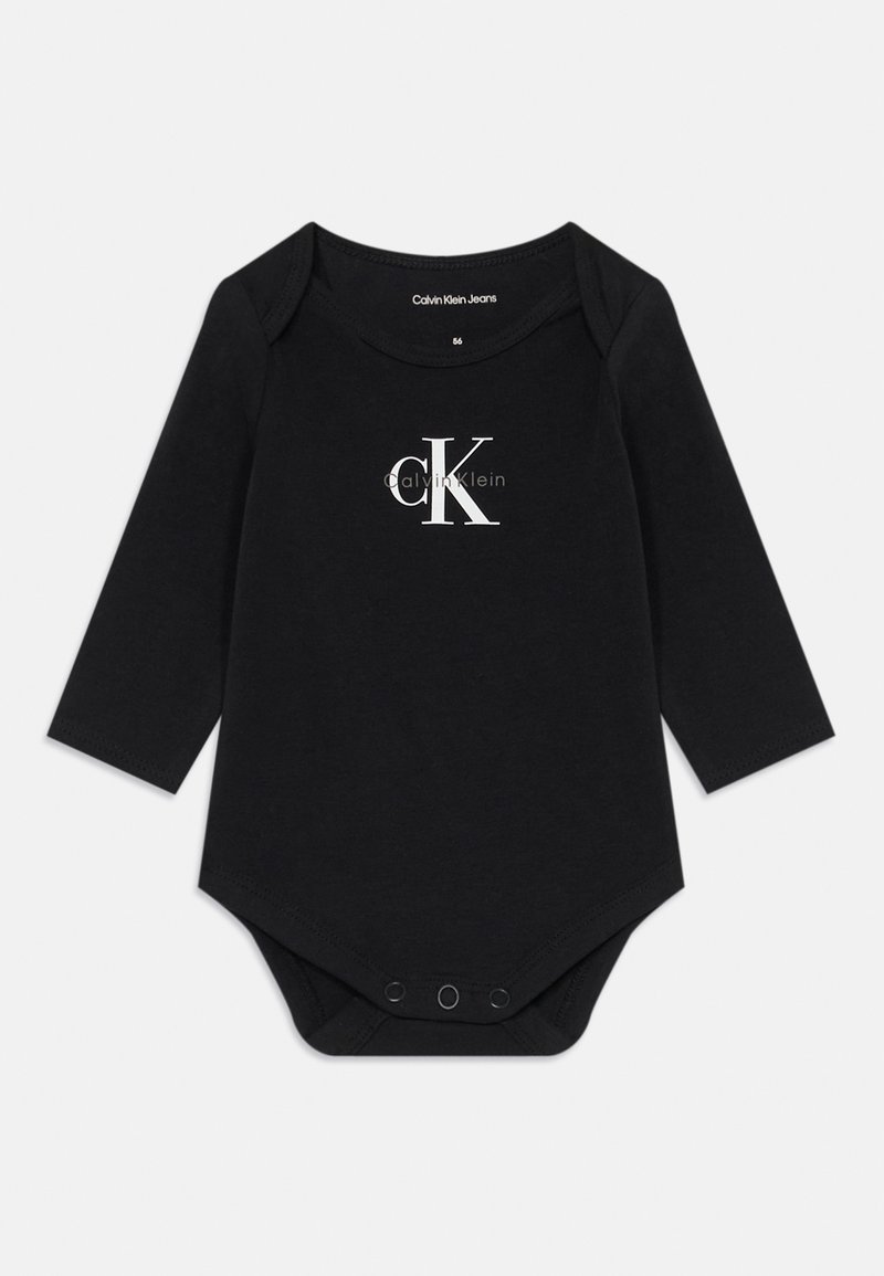 Calvin Klein Jeans MONOGRAM UNISEX - Camiseta de manga larga - black