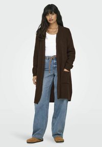 ONLY ONLJADE CARDIGAN - Cardigan - chocolate torte