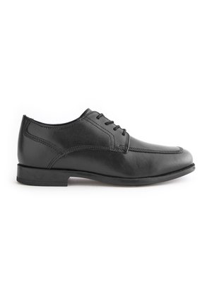 SCHOOL LEATHER SHOES - Šněrovací boty - black