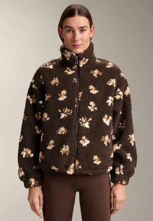 FLORAL - Flísová bunda - brown