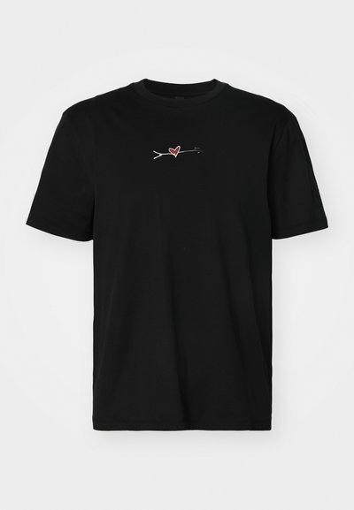 Neil Barrett SLIM CUPID - Print T-shirt - black