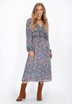 Rochie de zi - blue multicolor