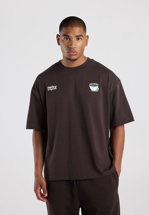America Today, T-SHIRT - T-shirt print - brown