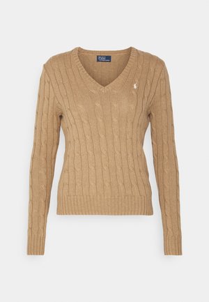 Polo Ralph Lauren KIMBERLY - Strickpullover - camel