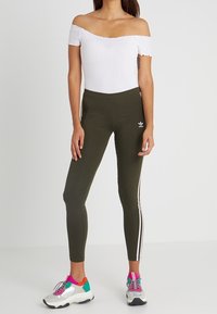 adidas Originals Leggings - evergreen