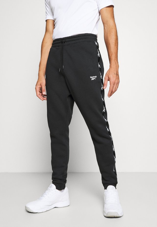 TAPE JOGGER - Tracksuit bottoms - black