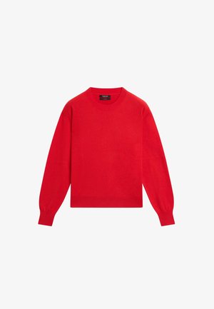 Massimo Dutti, 100% CASHMERE LONG SLEEVE SWEATER - Strickpullover - red